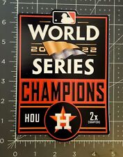 Houston Astros World Series Champions 2022 Vinyl Sticker Large picture