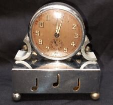 Vintage switzerland Harman watch co. Musical Alarm Clock Swiss made Working picture