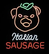 New Italian Sausage Neon Sign 19X15 Bar Pub Cave Restaurant Wall Window Display picture