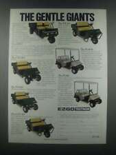 1985 Textron E-Z-Go Turf Vehicle Ad - GXT-7 GXT-800 picture