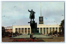 St. Petersburg Russia Postcard Lenin Monument in front of Finland Station 1978 picture