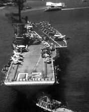 US Navy Aircraft Carrier USS Bennington Pearl Harbor 8x10 Vietnam War Photo 450 picture