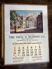 1949 Salesman Copy Calendar First Bank Of US Red Oak, IA Series 49 R 3 RARE VTG picture