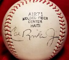 1980s Early Career CAL RIPKEN JR Signed Ball Baltimore Orioles Team HOF vtg Auto picture