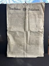 October 2, 1879 NEW HAVEN PALLADIUM Newspaper, CT, Indian Massacre etc picture