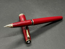 [Excellent] MONTBLANC GENERATION Red GT Vintage Fountain Pen 14K nib/EF 13102 picture