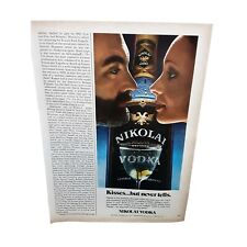 Nikolai Vodka vintage 1979 Magazine Print Ad picture