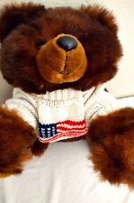 Vintage Brown Grizzly Bear Lay Down 18