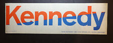 Old Original 1960's Robert Kennedy For President Bumper Sticker picture