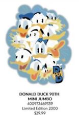 2024 Disney Parks Donald Duck 90th Anniversary Mini Jumbo LE 2000 Pin picture