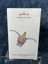Hallmark Keepsake 2019 WHEN I SEE AN ELEPHANT FLY~ Disney Dumbo Ornament @ picture