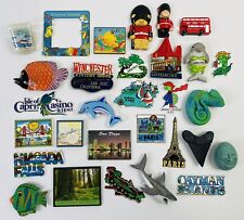 Vintage - Early 2000s Refrigerator Magnet Lot Travel Tourism Destinations & More picture