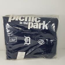 Detroit Tigers MLB Picnic in the Park 100% Acrylic Made in USA Blanket Navy Blue picture