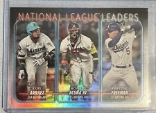 2024 Topps Series 1 National League Batting Avg Leaders #206 Rainbow Foil🔥🔥 picture