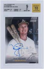 Autographed Mark McGwire Athletics Baseball Slabbed Card Item#13440990 COA picture