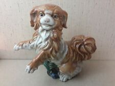Vintage Style Cavalier King Charles Spaniel Dog Figure picture