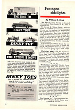 1961 Print Ad Dinky Toys Send for Color Catalog Time To Start Your Collection picture
