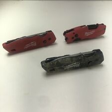 Lot Of 3 Milwaukee Fast back Knives picture