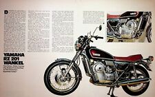 1973 Yamaha RZ201 Wankel Motorcycle - 2-Page Vintage Article picture