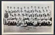 Mint USA Real Picture Postcard Chicago White Sox Baseball Team 1946 picture
