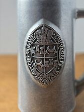 TULANE UNIVERSITY Pewter Beer Mug With Bell On Bottom Vintage 1960s  picture