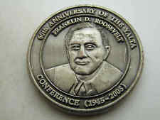 60TH ANNIVERSARY OF THE YALTA MIDWAY ISLANDS CHALLENGE COIN picture