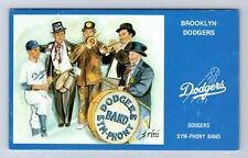 Brooklyn NY-New York, Dodgers Sym-Phony Band Dodger Series, Vintage Postcard picture