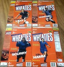 4 Mia Hamm Brandi Chastain Lilly Scurry 1999 US Women's World Cup Wheaties boxes picture