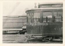 B&W Photo Detroit United Railway #7112 in 1910’s MI Yard Woodward picture