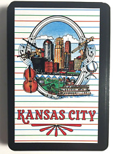Kansas City Souvenir Playing cards Complete w/Jokers, open case, look unplayed picture
