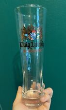 Konig Ludwig Weissbier German Beer Tall Glass .3L Rastal Rubbed picture