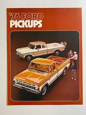 Original 1976 Ford Pickup Trucks Full F-Series *Sales Brochure* (15 Color Pages) picture