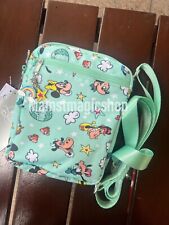 Disney Super Mini Mickey And Friends Cute Green Crossbody Bag New In Hand picture