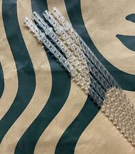 4PCS Starbucks Reusable Plastic Straws Venti Tumbler Suction Pipes Clear Color picture
