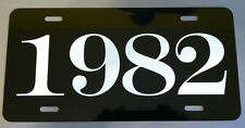 1982 YEAR LICENSE PLATE FITS Z-28 CAMARO MUSTANG GT CORVETTE PONTIAC TRANS-AM  picture