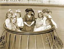 1921 Florence Macbeth & Children on Park Ride Old Photo 8.5