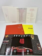 Authentic Invitation Ferrari Rodeo Drive 348 Spider Launch & Owner's Only Items picture