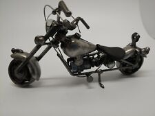 Metal Art Handmade Nuts and Bolts Racing Motorcycle picture