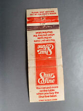 Vintage 1970s-1980s Shur Fine Shurfine Foods Logo Matchbook Cover 70s 80s Vtg picture