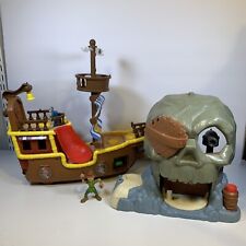 Lot of 3 Mattel Disney Jake and Neverland Ship, Island, Peter Pan - 2011 picture