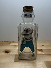 1950s GALAXY SYRUP BANK BOTTLE - SPACE NAVIGATOR & LID (I889)  picture