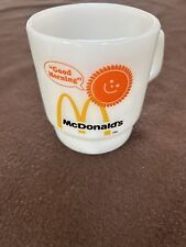 McDonald’s Fire King Anchor Hocking Look To Be Unused Milk Glass Coffee Cup Mug picture