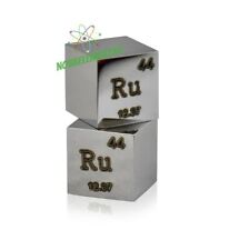 Ruthenium Metal Cube 0 3/8in Standard Density 99.99% Ru For Element Collection picture