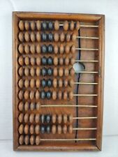Antique rare Russian Wooden abacus with bronze inserts 19th century.  picture