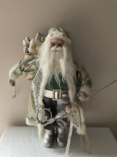 Christmas Beach Santa With Christmas Bags & Shells  18x11  5 Years Old Beautiful picture