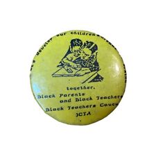 1970’s 2.25” Black Teachers Council Ephemera Button/Pinback Jefferson County KY picture
