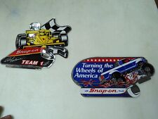 Vintage 1980s 1990s Snap On Tools Indy Cars Rick Mears LOT 2 Stickers Authentic picture