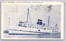 eStampsNet - Colonial Navigation Company Steamer Arrow Postcard  picture