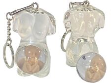 Rare & Cool Mother Baby Keychain  - Pop Out The Ball To 
