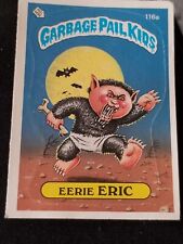 1986 GARBAGE PAIL KIDS STICKERS #116a EERIE ERIC RARE ERROR *STAR CARD* picture